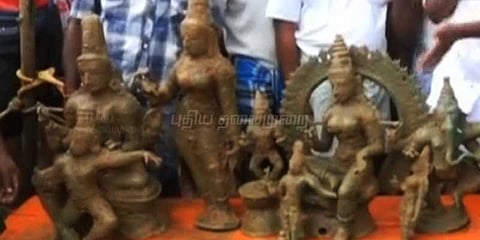 600 ஆண்டுகள் பழமைவாய்ந்த சிலைகள் பட்டுக்கோட்டையில் கண்டெடுப்பு