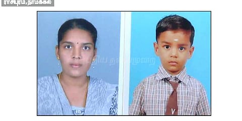 குடும்பத் தகராறு: 5 வயது மகனுடன் தாய் தற்கொலை