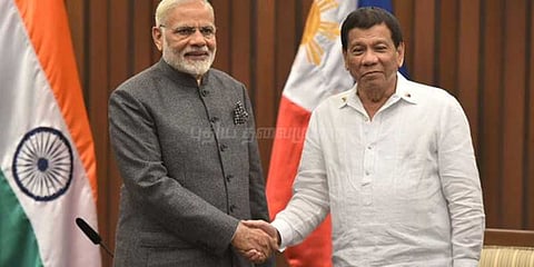 இந்தியா - பிலிப்பைன்ஸ் இடையே 4 ஒப்பந்தங்கள்