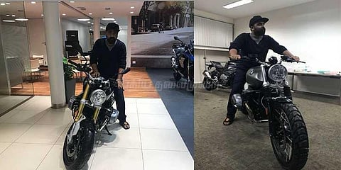 பிஎம்ட்புள்யூ பைக் உடன் வலம் வரும் சிம்பு