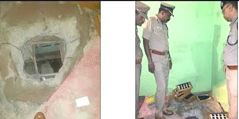 சென்னையில் துணிகரம்: மேல்தளத்தை துளையிட்டு 3.5 கிலோ நகைகள் கொள்ளை