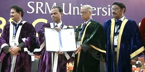 எஸ்.ஆர்.எம் பல்கலைக்கழக 13ஆவது பட்டமளிப்பு விழா