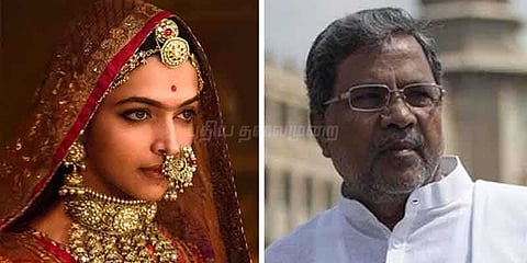 தீபிகாவுக்கு சித்தராமையா ஆதரவு: எங்கள் மாநிலத்தை சேர்ந்தவர் என ட்வீட்