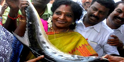 மெரினாவில் உலக மீனவர் தின நிகழ்ச்சி: தமிழிசை சவுந்தரராஜன் பங்கேற்பு