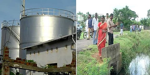 புதிய தலைமுறை செய்தி எதிரொலி: எண்ணெய் கழிவுகள் நிறுத்தம்