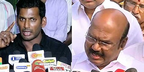 விஷால் சொல்வதில் உண்மையில்லை: அமைச்சர் ஜெயக்குமார்