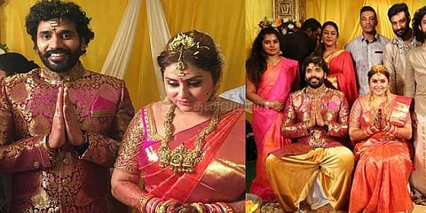 மச்சான கரம் புடிச்சாச்சு.. நமிதா ஹேப்பி..!