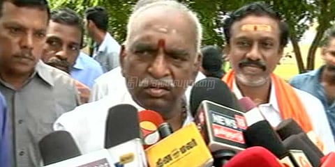 இரட்டை இலை விவகாரத்தில் மத்திய அரசை குற்றம்சாட்டுவதா?: பொன்.ராதாகிருஷ்ணன்