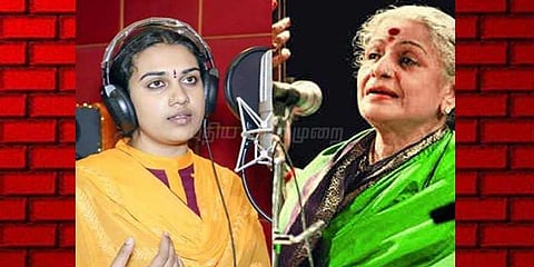 பாடகியாக களமிறங்கும் எம்.எஸ்.சுப்புலட்சுமியின் கொள்ளுப்பேத்தி..!