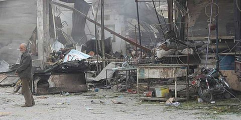 சிரியா மீது ரஷ்யா குண்டுவீச்சு: 21 குழந்தைகள் உள்பட 53 பேர் உயிரிழப்பு