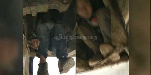 பணம் இல்லாததால் பேருந்தின் அடியில் பயணம் செய்த சிறுவர்கள்