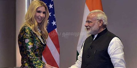 மாற்றம் சாத்தியம் என்பதை நிரூபித்திருக்கிறீர்கள்: மோடிக்கு இவாங்கா புகழாரம்