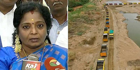 மலேசியா மணலை பயன்படுத்த வேண்டும்: தமிழிசை கருத்து