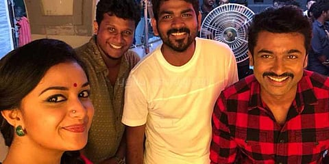 கீர்த்தி சுரேஷூக்கு பிரியா விடை கொடுத்த சூர்யா