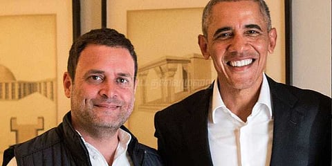 ராகுலை சந்தித்தார் பாரக் ஒபாமா