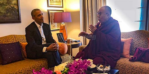 தலாய் லாமாவை சந்தித்தார் ஒபாமா!