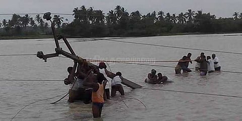 குமரி மாவட்டத்தில் மின் விநியோக சீரமைப்பு பணி மும்முரம்