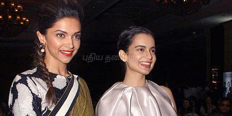 பத்மாவதி விவகாரம்: தீபிகாவுக்கு ஆதரவளிக்க கங்கனா மறுப்பு