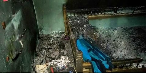மனைவியை தீ வைத்துக் கொலை செய்த கணவன்