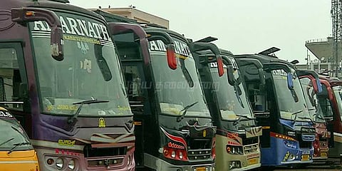 தனியார் பேருந்துகளிலும் இனி படமும், பாட்டும் இல்லை