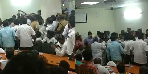 மதுசூதனனுக்கு இரட்டை இலை: எதிர்ப்பு தெரிவித்த டிடிவி தரப்பு