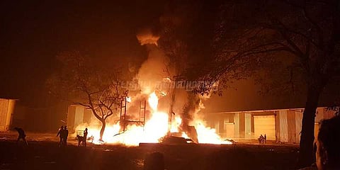 நவி மும்பையில் பயங்கர தீவிபத்து!