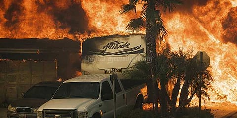 கலிபோர்னியாவில் காட்டுத் தீ: 439 வீடுகள் சாம்பல்!