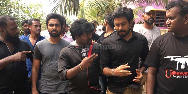 கன்னியாகுமரி மீனவ மக்களுக்கு ஆரி, ஜி.வி.பிரகாஷ் ஆறுதல்!