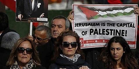 ஜெருசலேம் விவகாரத்தில் ட்ரம்ப்பை கண்டித்து பல நாடுகளில் போராட்டம்