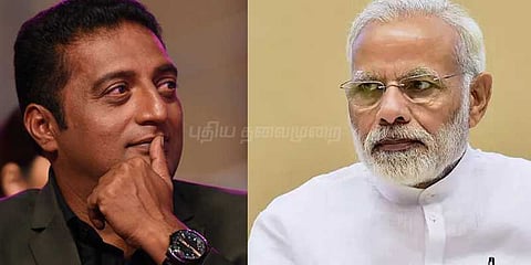 குஜராத் தேர்தலில் பாக். எப்படி தலையிட முடியும்?: மோடிக்கு பிரகாஷ்ராஜ் கேள்வி