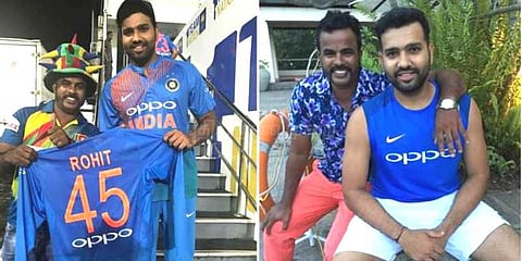 விமான டிக்கெட் போட்டு ரசிகரை நெகிழ வைத்த ரோகித் ஷர்மா!