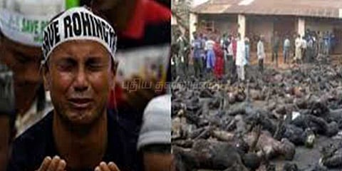 ஒரே மாதத்தில் 6,700 ரோஹிங்ய இஸ்லாமியர்கள் கொலை