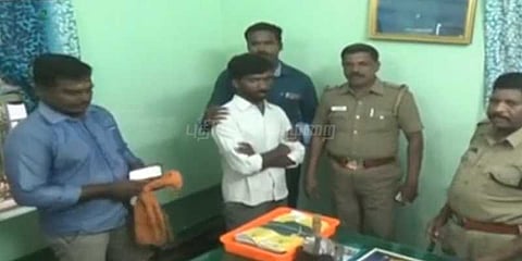 வேலூரில் தப்பி, பர்கூரில் பிடிபட்ட கைதி