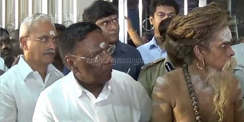 சனிப்பெயர்ச்சி விழா: திருநள்ளாரில் புதுவை முதல்வர் ஆய்வு