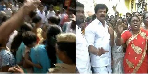 ஆர்.கே.நகரில் தினகரன் ஆதரவாளர்கள் சாலை மறியல்