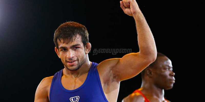 காமன்வெல்த் மல்யுத்தப் போட்டியில் தங்கம் வென்றார் சுஷில்குமார்