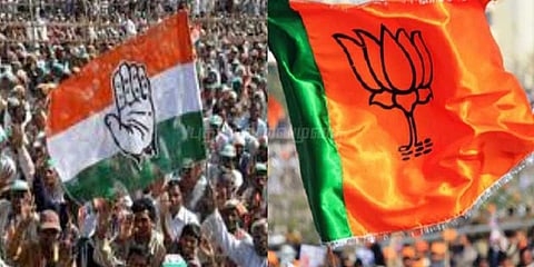 குஜராத் தேர்தல் முடிவுகள்: சமநிலையில் பாஜக, காங்கிரஸ்