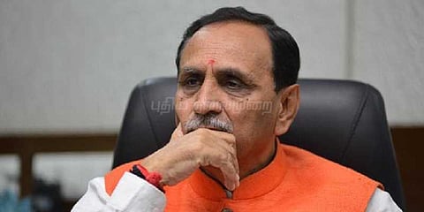 குஜராத்தில் முதலமைச்சர் விஜய் ரூபானி பின்னடைவு