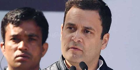 புதிய அரசு அமைப்பவர்களுக்கு பாராட்டுகள்: ராகுல் காந்தி