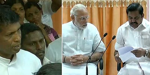 குமரி மாவட்ட மீனவ, விவசாய பிரதிநிதிகளை சந்தித்தார் பிரதமர் மோடி