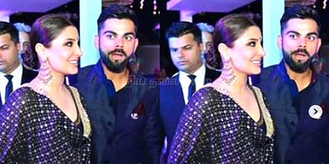 இணையத்தை கலக்கும் விராட் - அனுஷ்கா ஜோடியின் புகைப்படங்கள்