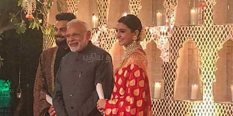 பிரதமர் மோடி வாழ்த்தில் மகிழ்ந்த கோலி- அனுஷ்கா