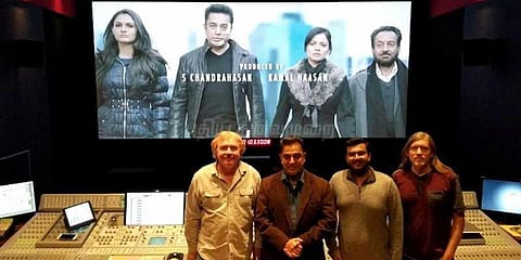 அமெரிக்காவில் சவுண்ட் மிக்சிங் வேலையை முடித்தார் கமல்