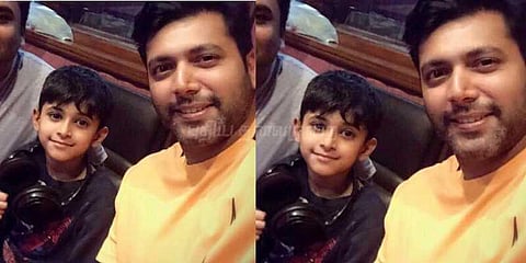 டப்பிங் பேசிய ஜெயம் ரவி மகன் ஆரவ்