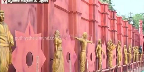 மதுரையில் கண்களைக் கவரும் ’பாகுபலி’ அரங்குகள்!