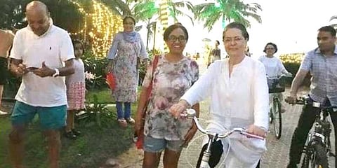 கோவாவில் ஓய்வுவெடுக்கும் சோனியா காந்தி