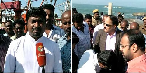 குளச்சல் துறைமுகத்தில் மத்தியக்குழு 2வது நாளாக ஆய்வு