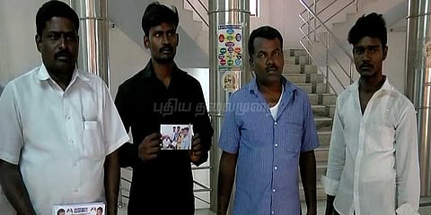 சாதிமறுப்பு திருமணம் செய்த பெண் வீட்டுக்குள் சிறைவைப்பு: கணவர் ஆட்சியரிடம் மனு