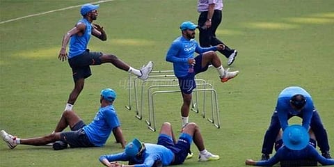 தென்னாப்ரிக்க தொடருக்காக தீவிரப் பயிற்சியில் இந்திய அணி!