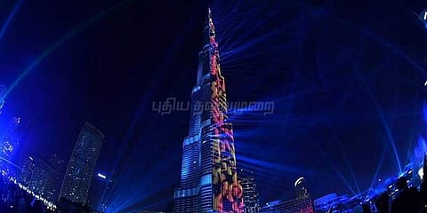 புத்தாண்டில் புது சாதனை படைத்த துபாயின் புர்ஜ் கலிபா